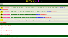 What Khesarimp3.wapkiz.mobi website looked like in 2020 (3 years ago)