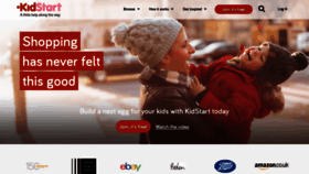 What Kidstart.co.uk website looked like in 2020 (3 years ago)