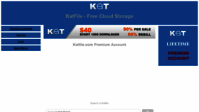 What Katfilesearch.com website looked like in 2020 (3 years ago)
