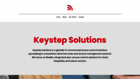 What Keystep.solutions website looked like in 2020 (4 years ago)