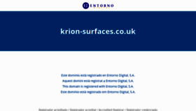 What Krion-surfaces.co.uk website looked like in 2020 (3 years ago)