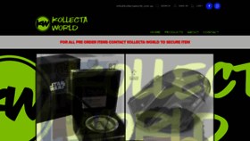 What Kollectaworld.com.au website looked like in 2020 (3 years ago)
