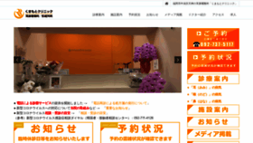 What Kumamoto-clinic.net website looked like in 2020 (3 years ago)