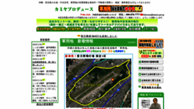 What Kamiya-pro.jp website looked like in 2020 (3 years ago)