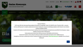 What Kaweczyn.pl website looked like in 2020 (3 years ago)