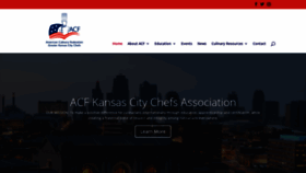What Kcchefs.org website looked like in 2020 (3 years ago)