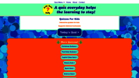 What Kidsquizdaily.co.uk website looked like in 2020 (3 years ago)