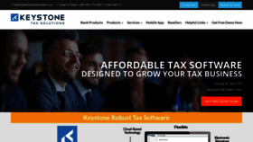 What Keystonetaxsolutions.com website looked like in 2020 (3 years ago)