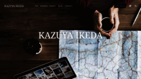 What Kazuyaikeda.com website looked like in 2020 (3 years ago)