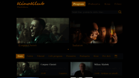 What Kinoklub.sk website looked like in 2020 (3 years ago)
