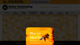 What Kelleybees.com website looked like in 2020 (3 years ago)