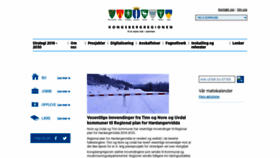What Kongsbergregionen.no website looked like in 2020 (3 years ago)
