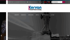 What Kervanplastikambalaj.com website looked like in 2020 (3 years ago)