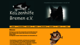 What Katzenhilfe-bremen.de website looked like in 2020 (3 years ago)