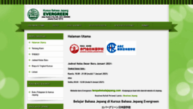 What Kursus-jepang-evergreen.com website looked like in 2020 (3 years ago)