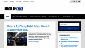 What Keretaapikita.com website looked like in 2020 (3 years ago)