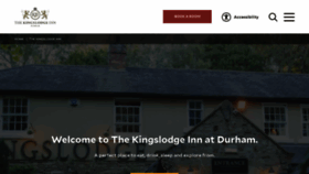What Kingslodgeinn.co.uk website looked like in 2020 (3 years ago)