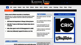What Kashmirtimes.in website looked like in 2020 (3 years ago)