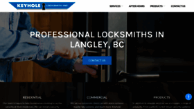 What Keyholelocksmith.com website looked like in 2020 (3 years ago)