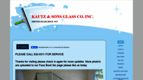 What Kautzglass.com website looked like in 2020 (3 years ago)