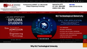 What Kletech.ac.in website looked like in 2020 (3 years ago)