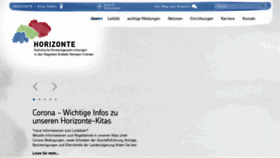 What Kita-horizonte.de website looked like in 2020 (3 years ago)