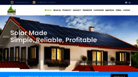 What Kamatisolar.com website looked like in 2020 (4 years ago)