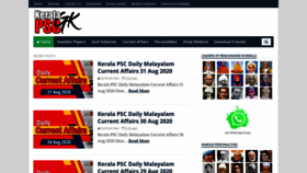 What Keralapscgk.com website looked like in 2020 (3 years ago)