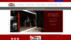 What Kiara.cl website looked like in 2020 (3 years ago)