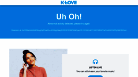What Klove.com website looked like in 2020 (3 years ago)