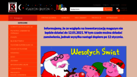 What Ksiazeczkibajeczki.pl website looked like in 2020 (3 years ago)