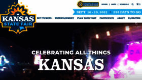 What Kansasstatefair.com website looked like in 2020 (3 years ago)