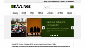 What Kavlinge.se website looked like in 2020 (3 years ago)