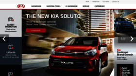 What Kia.com.mm website looked like in 2020 (3 years ago)