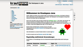What Kraut.space website looked like in 2020 (3 years ago)