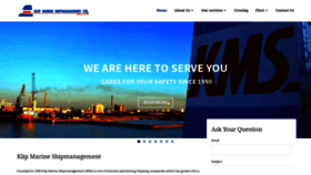 What Klipmarine.eu website looked like in 2020 (3 years ago)