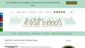 What Kristiwoods.net website looked like in 2021 (3 years ago)
