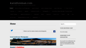 What Karinforeman.com website looked like in 2021 (3 years ago)