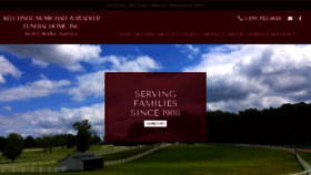 What Kelchnerfuneralhome.com website looked like in 2021 (3 years ago)