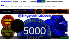 What Kryptoklub.com website looked like in 2021 (3 years ago)