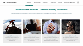 What Kanzlei-fuer-it-datenschutz-medienrecht.de website looked like in 2021 (3 years ago)
