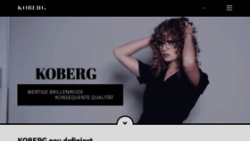 What Koberg-brillen.de website looked like in 2021 (3 years ago)
