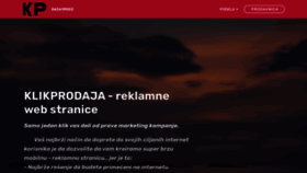 What Klikprodaja.com website looked like in 2021 (3 years ago)