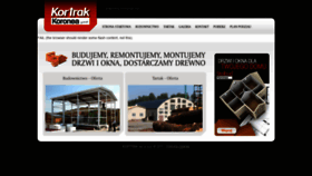 What Kortrak.pl website looked like in 2021 (3 years ago)
