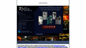 What Kinetics-industries.com website looked like in 2021 (3 years ago)