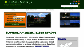 What Kraji.eu website looked like in 2021 (3 years ago)