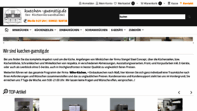 What Kuechen-guenstig.de website looked like in 2021 (3 years ago)