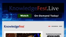 What Kfest.me website looked like in 2021 (3 years ago)