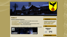 What Krakes.lt website looked like in 2021 (3 years ago)