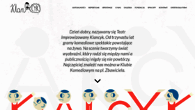What Klancyk.pl website looked like in 2021 (3 years ago)